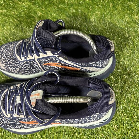 Women's Brooks Adrenaline 20 GTS XX Running Shoes Size 7 Navy Woven Athletic Gym - Picture 5 of 11